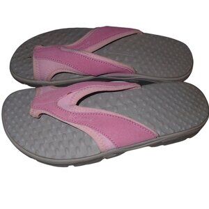 Columbia Jasmine Thong II Sandals Girls 4 Pink Outdoor summer‎ Beach Pink